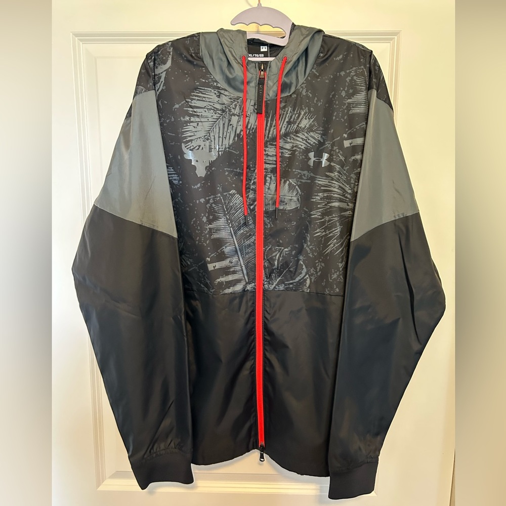 Under Armour Men's Project Rock Legacy Windbreaker Jacket Black XL